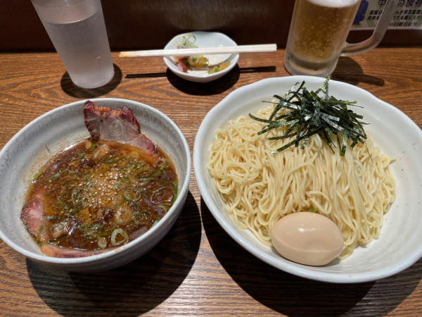 「特製うめやつけ麺中盛り」@中華そば うめやの写真