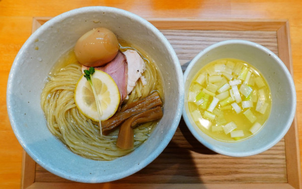 「味玉昆布水つけ麺 塩」@Hamano Comugiの写真
