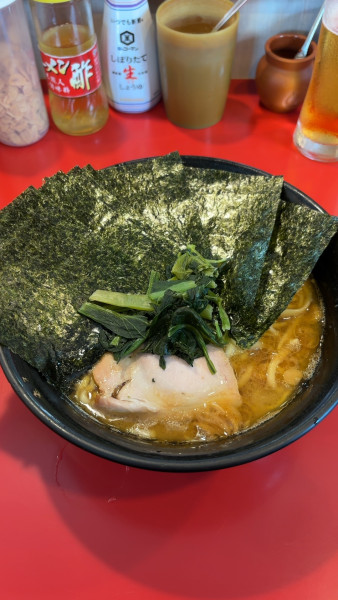 「ラーメン中1030円+海苔60円」@家系総本山 ラーメン吉村家の写真