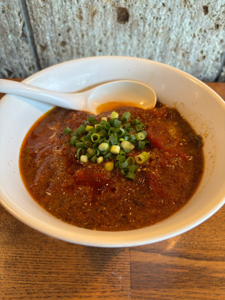 「特製とまとラーメン」@べんべら庵の写真