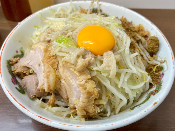 「小 汁なし(豚2枚)」@ラーメン二郎 横浜関内店の写真