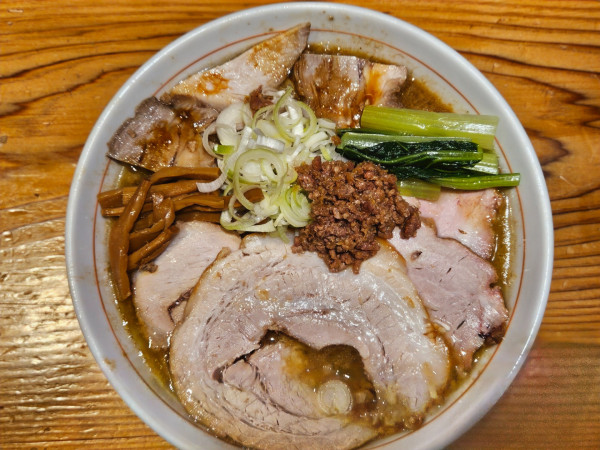 「豚骨チャーシューメン+コロブタ」@Wez Noodlesの写真