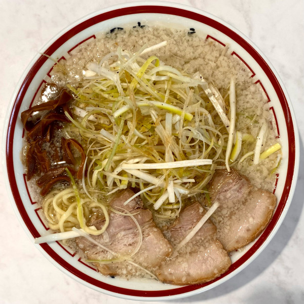 「ねぎそば ¥1000円（麺大盛サービスCP）」@中華そば専門 田中そば店 荒川沖店の写真