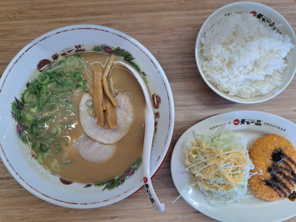 「こってり(Aセット)」@天下一品 四国中央店の写真