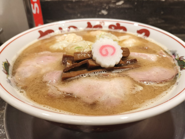 「海老ワンタン麺　大」@あいだや2の写真