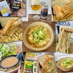 ロールキャベツ＆🍺→濃厚トロミスープの特製鶏そば2種盛