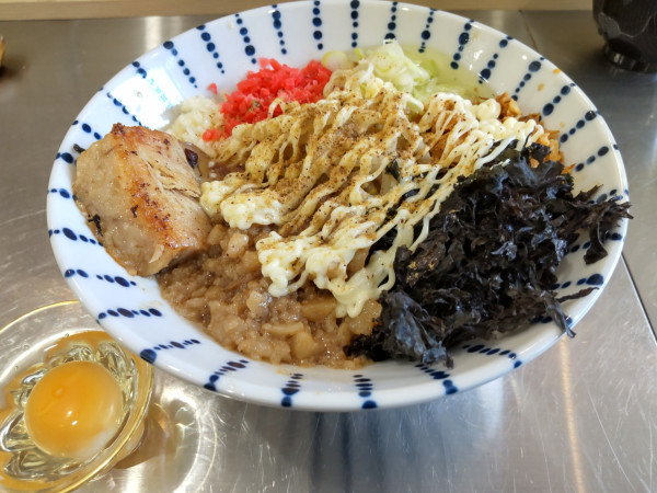 「岩のり煮干しまぜそば」@川口まぜそば 波木屋の写真