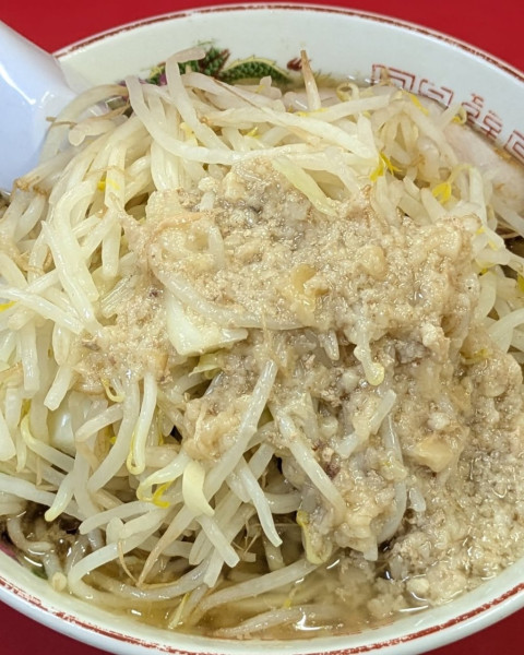 「ラーメン麺300g(ヤサイ アブラマシマシ)」@赤ひげラーメンの写真