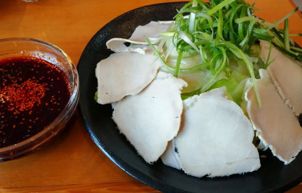 「定番つけ麺チャーシュー大盛」@つけ麺本舗 辛部 東広島店の写真