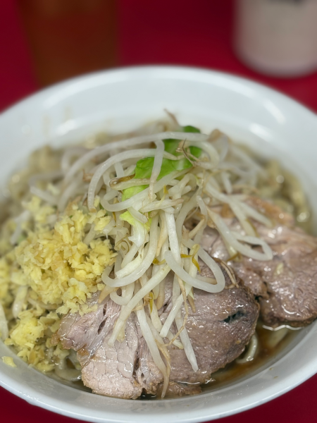「小　汁なし　固め　野菜少なめ　しょうが」@ラーメン二郎 大宮公園駅前店の写真