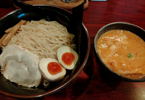 「辛味噌つけ麺」@北海道らーめん ひむろ 上野店の写真