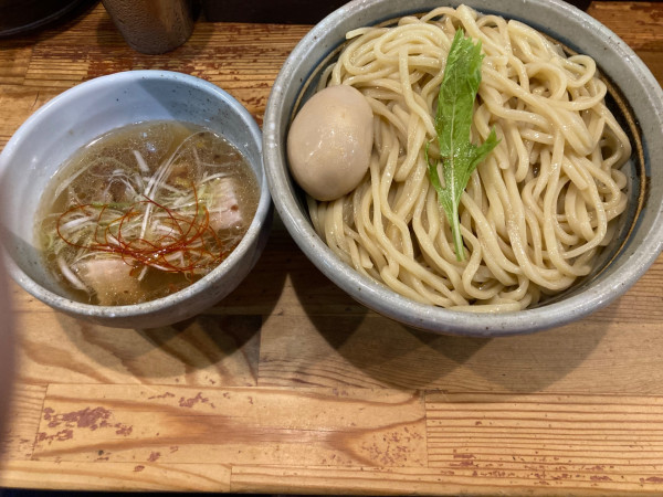 「塩つけ麺(大盛り)」@本店 塩元帥の写真