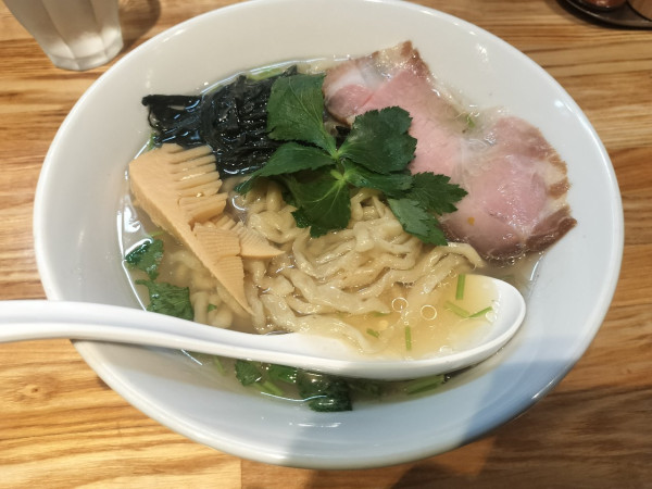 「貝塩らーめん　1100円」@らーめん 改の写真