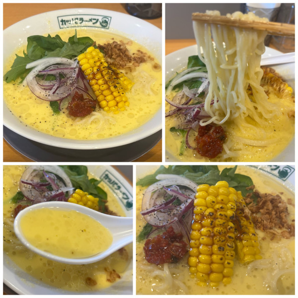 「【限定】とうもろこしが主役の冷たいコーンなラーメン1000円」@カッパラーメンの写真