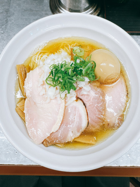 「焙煎カマス ウルメ煮干し塩」@麺や 睡蓮の写真