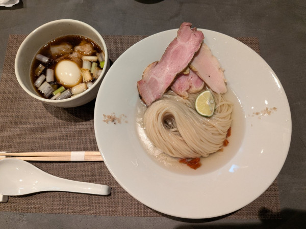 「特製つけ麺」@麺亭 英の写真