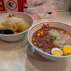 つけ樺太 背脂、北極味玉