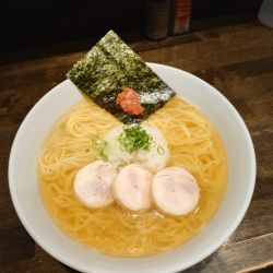 サンマ煮干の冷やし塩らーめん