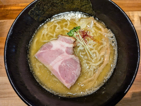 「濃厚牡蠣らぁ麺980円」@麺屋貝夢の写真