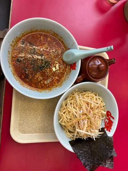 「辛味噌つけ麺」@ラーメン山岡家 上三川店の写真