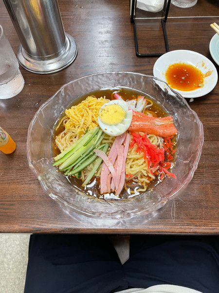 「冷やし中華」@坦々麺餃子工房 北京 川崎宮崎台店の写真