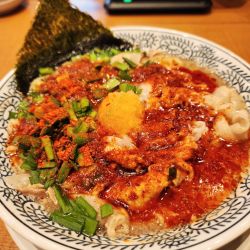 辛肉そば　肉ダブル