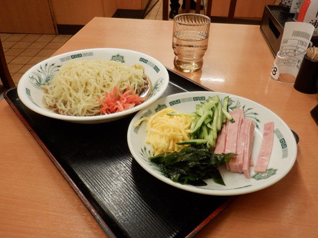 「黒酢しょうゆ冷し麺」@日高屋 御徒町南口店の写真