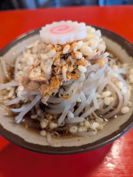 「半ラーメン(太麺)」@これでいいのだの写真