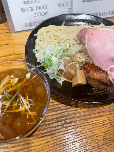 「冷煮干ざる中華」@中華そば べぃしっくの写真