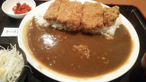 「カツカレー 1200円」@市川食堂の写真