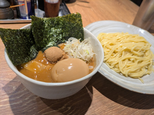 「得製つけ麺(並) ¥1250-」@風雲児 東京ラーメン横丁店の写真