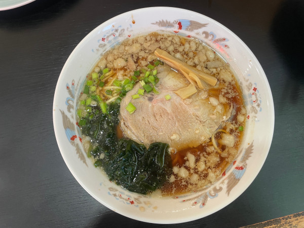 「ラーメン＋ワカメ」@萬来軒の写真