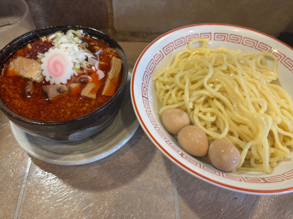 「辛つけめん　うずら」@泪橋 溝の口店の写真