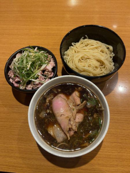 「醤油馬鹿つけ麺200g（1400円）」@ラーメン 坊也哲の写真