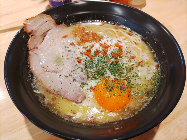 「天使のカルボラーナ 1000円」@麺屋 SOの写真