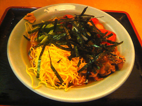 「冷やし中華」@そばうどん処 扇家の写真