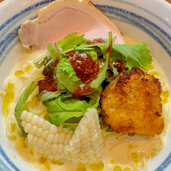 「【数量限定】トウモロコシとミルクのピリ辛冷やし¥1,400他」@麺屋 い志だの写真