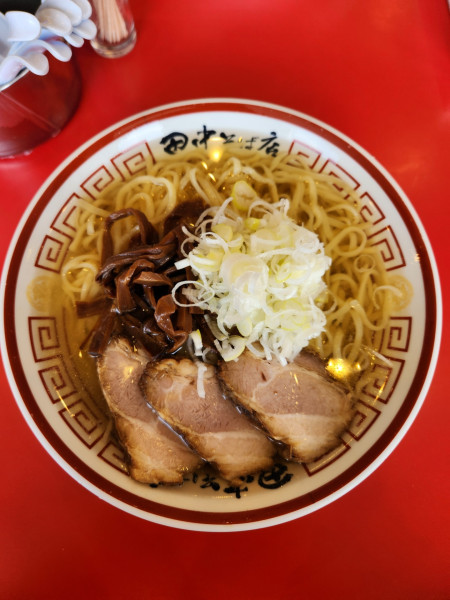 「冷かけ中華そば」@中華そば専門 田中そば店 大宮別所店の写真