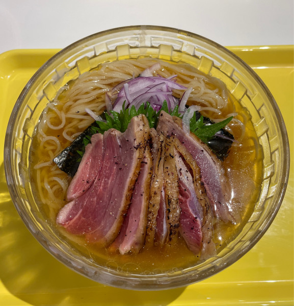 「サバ出汁の冷かけスター（1300円）」@スター☆ラーメンの写真