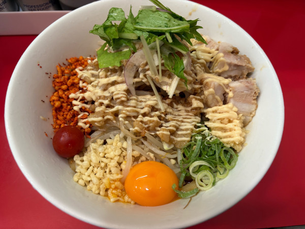 「冷やしまぜそば 200g(1150円)」@用心棒 本号の写真