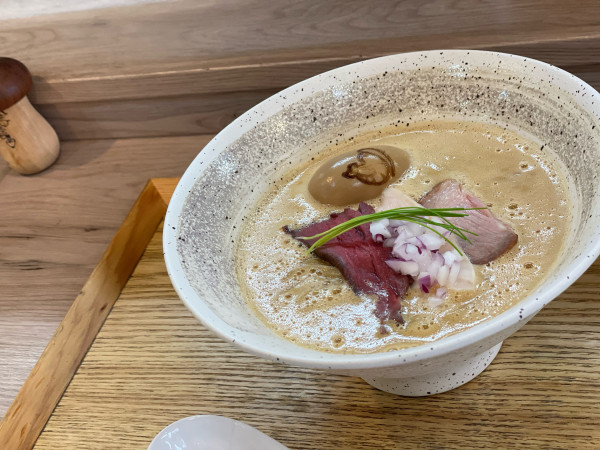 「超濃厚えびそば＋味玉」@えびそば 緋彩の写真