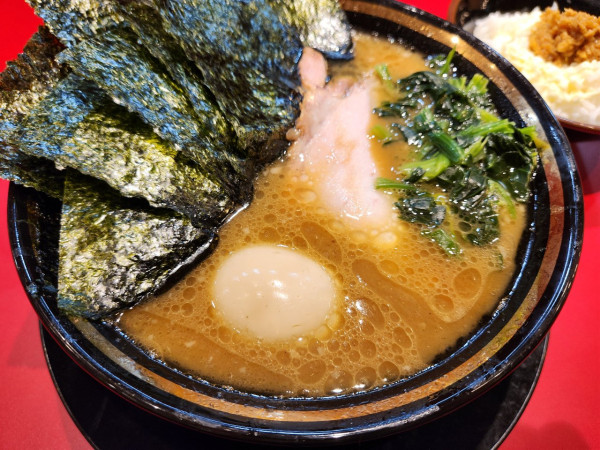 「のりたまラーメン　半ライス」@王道家味の継承店 カズ家の写真