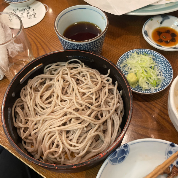 「越後へぎ蕎麦」@そば酒房 笹陣 御茶ノ水店の写真