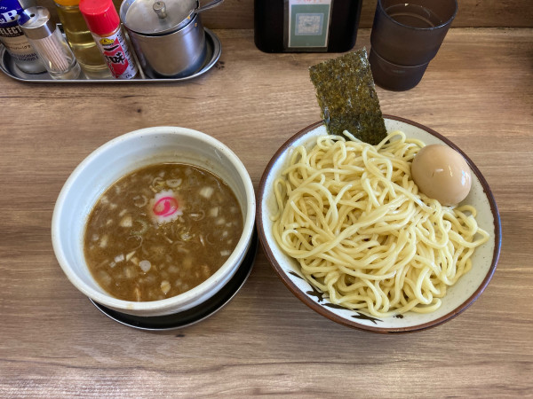「あっさりつけ麺1000円」@健勝軒の写真