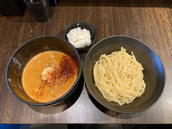 「Lv.2飢餓 担々つけ麺」@地獄の担担麺 護摩龍 五反田店の写真