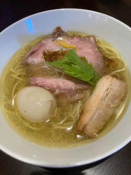 「味玉塩そば」@中華そば 卯月屋の写真