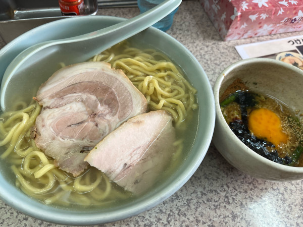 「油つけそば+大盛+チャーシュー1枚追加 ¥1,420」@勇成ラーメン 本店の写真