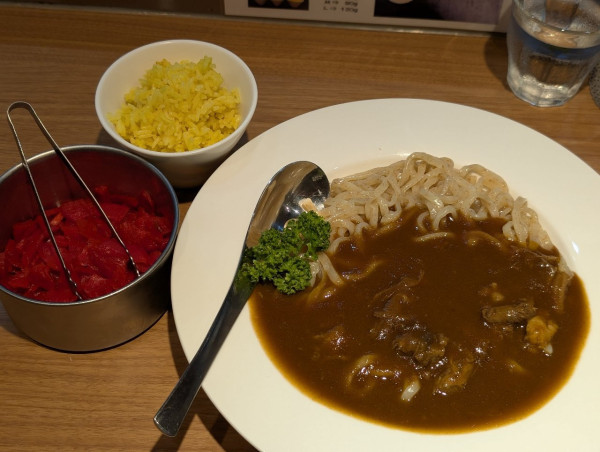 「限定ビーフテールカレーませsoba」@鶏Soba Toraやの写真