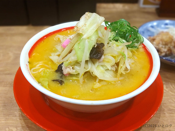 「味噌ちゃんぽん（＋野菜１日盛り）」@ちゃんぽん亭総本家 本店の写真