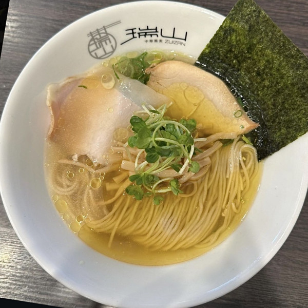 「しおそば」@中華蕎麦 瑞山（ZUIZAN）の写真